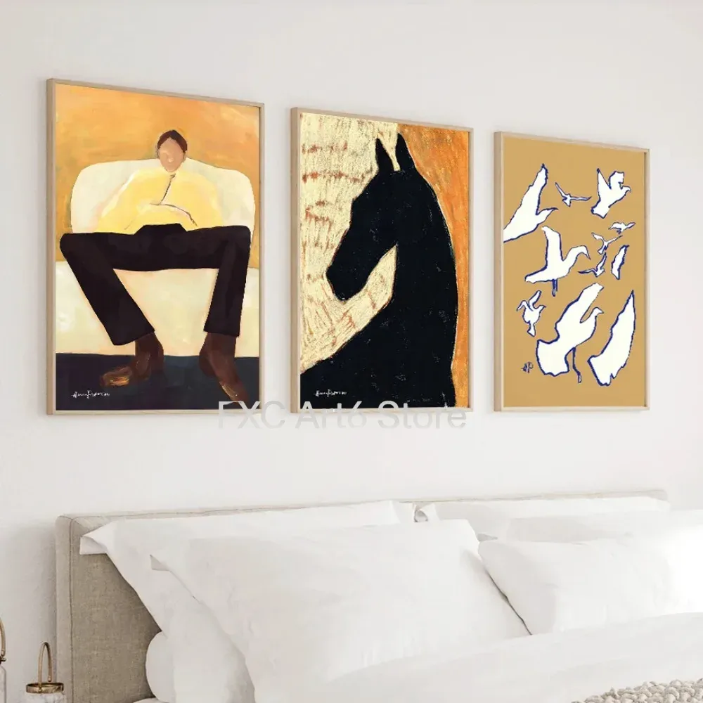 Interior Design House - Frameless Abstract Gallery Decorative Wall Art