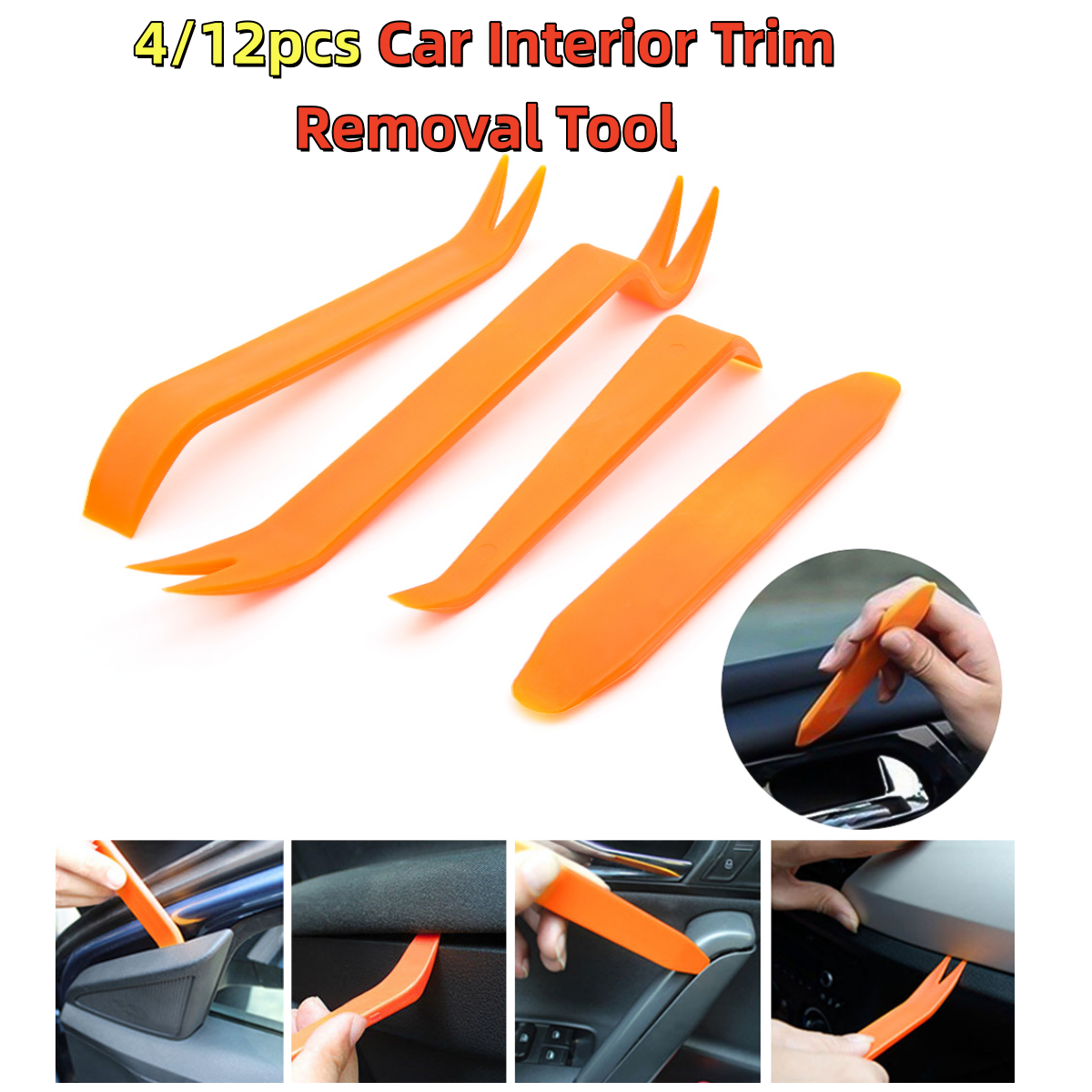 Interior Design Tools - High Quality 4/12pcs Car Interior Trim