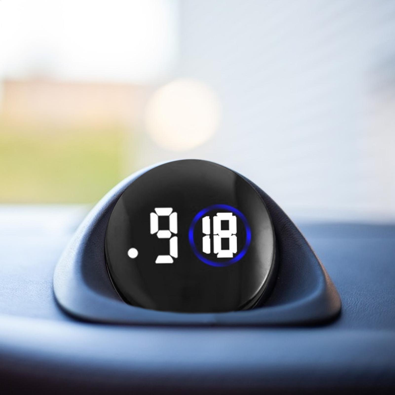 Interior Design Elements - Waterproof Small Digital LED Dash Clock