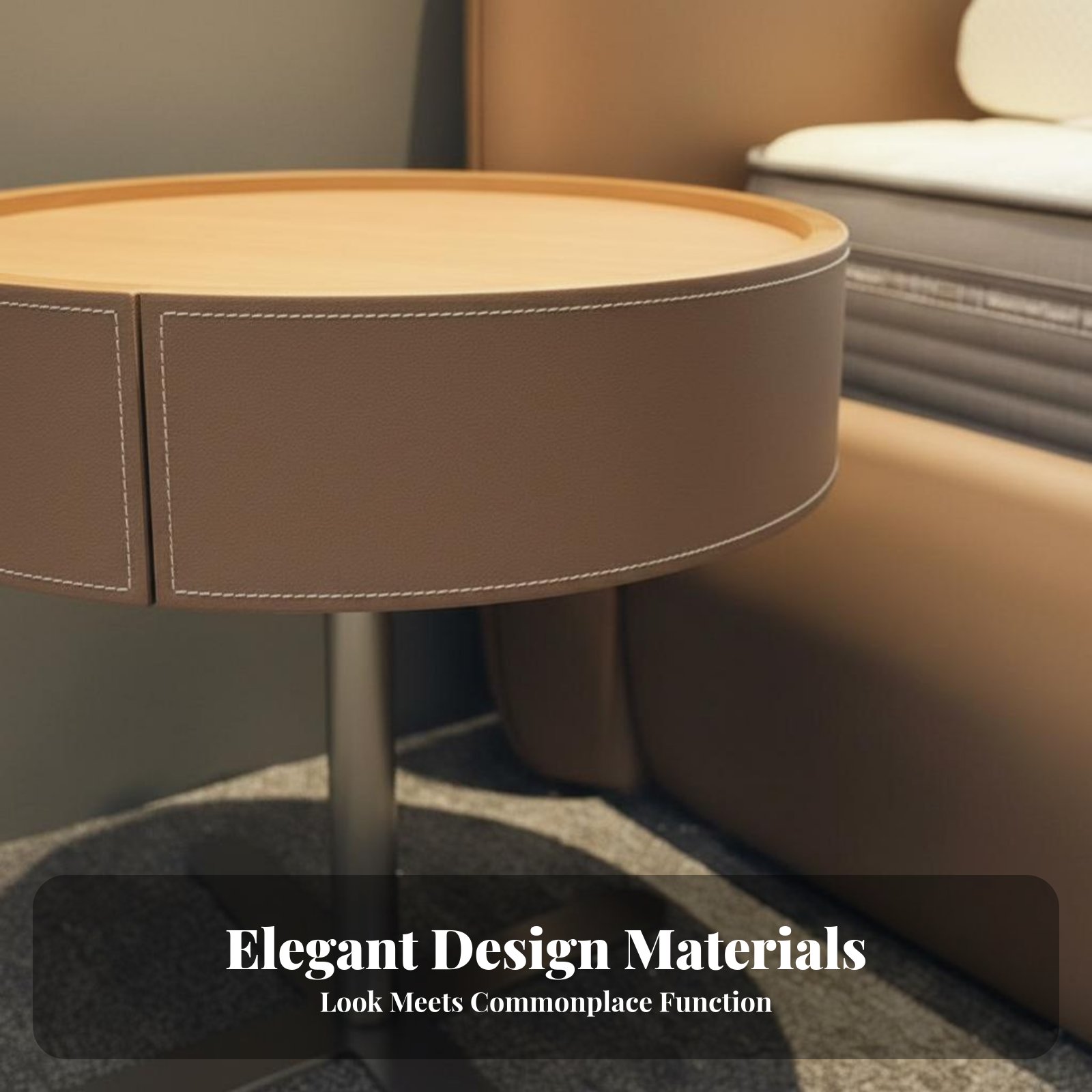 Round Pedestal Night Table Min – обзор и цена Interior Design Office Space