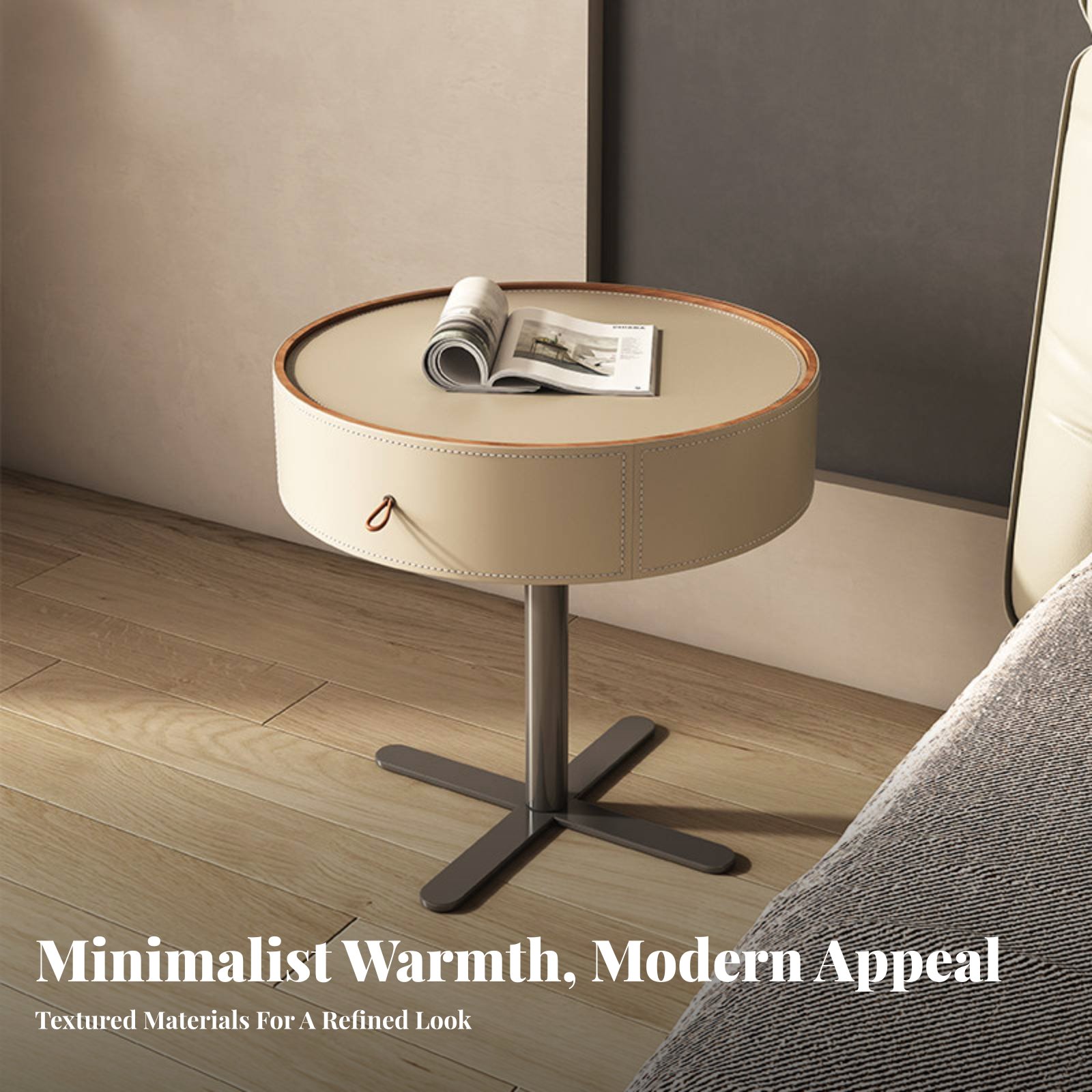 Round Pedestal Night Table Min – обзор и цена Interior Design Office Space