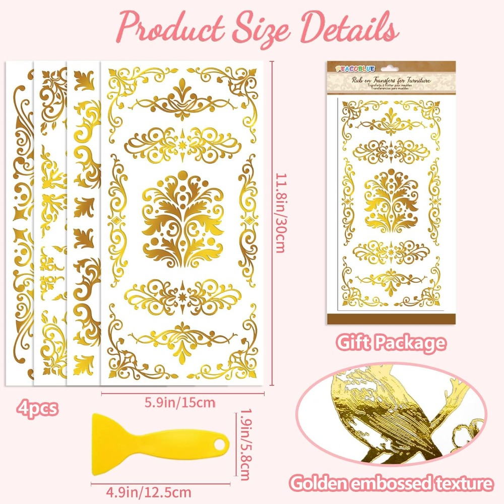 Rub on Transfer Decal Sticker  – обзор и цена Interior Design Paper