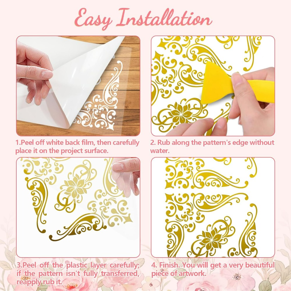 Rub on Transfer Decal Sticker  – обзор и цена Interior Design Paper
