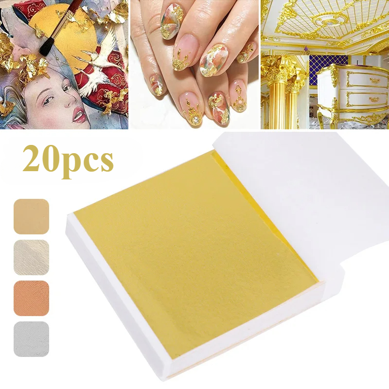 20 Pcs Gold Leaf Sheets: Versa – обзор и цена Interior Design Paper