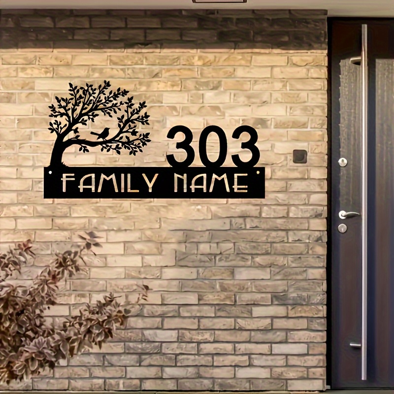 Custom Metal Address Sign with – обзор и цена Interior Design House