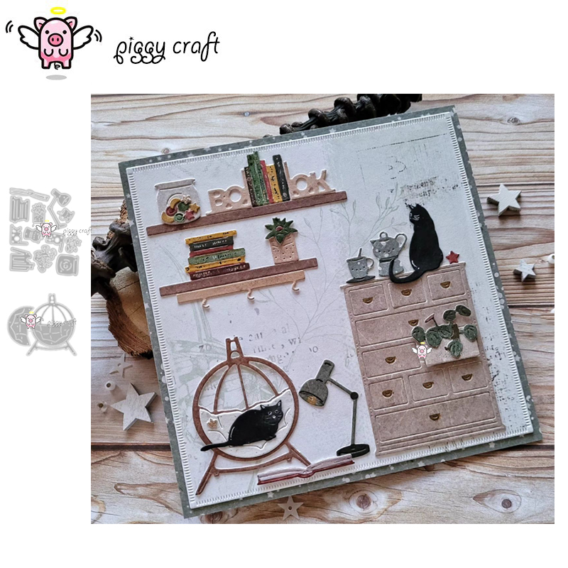 Piggy Craft metal cutting dies – обзор и цена Interior Design Paper