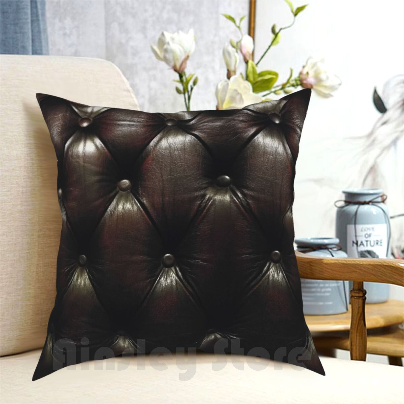 Chesterfield Natural Pillow Ca – обзор и цена Textured Throw Natural