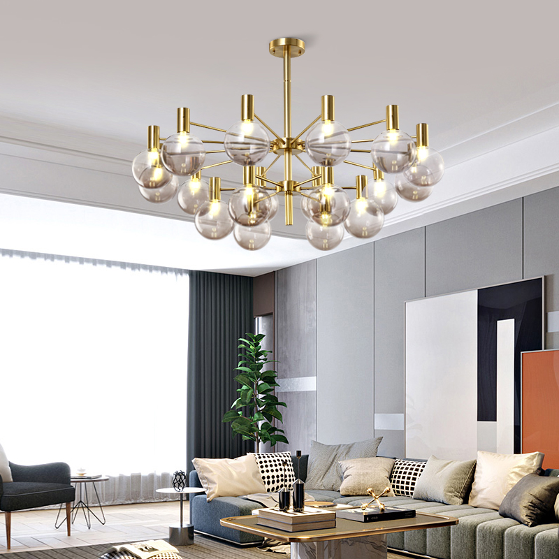 Luxury glass ball chandelier s – обзор и цена Interior Design Of Cafe