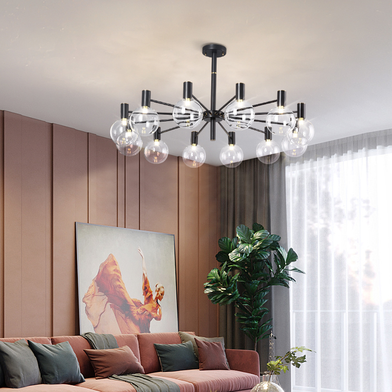 Luxury glass ball chandelier s – обзор и цена Interior Design Of Cafe