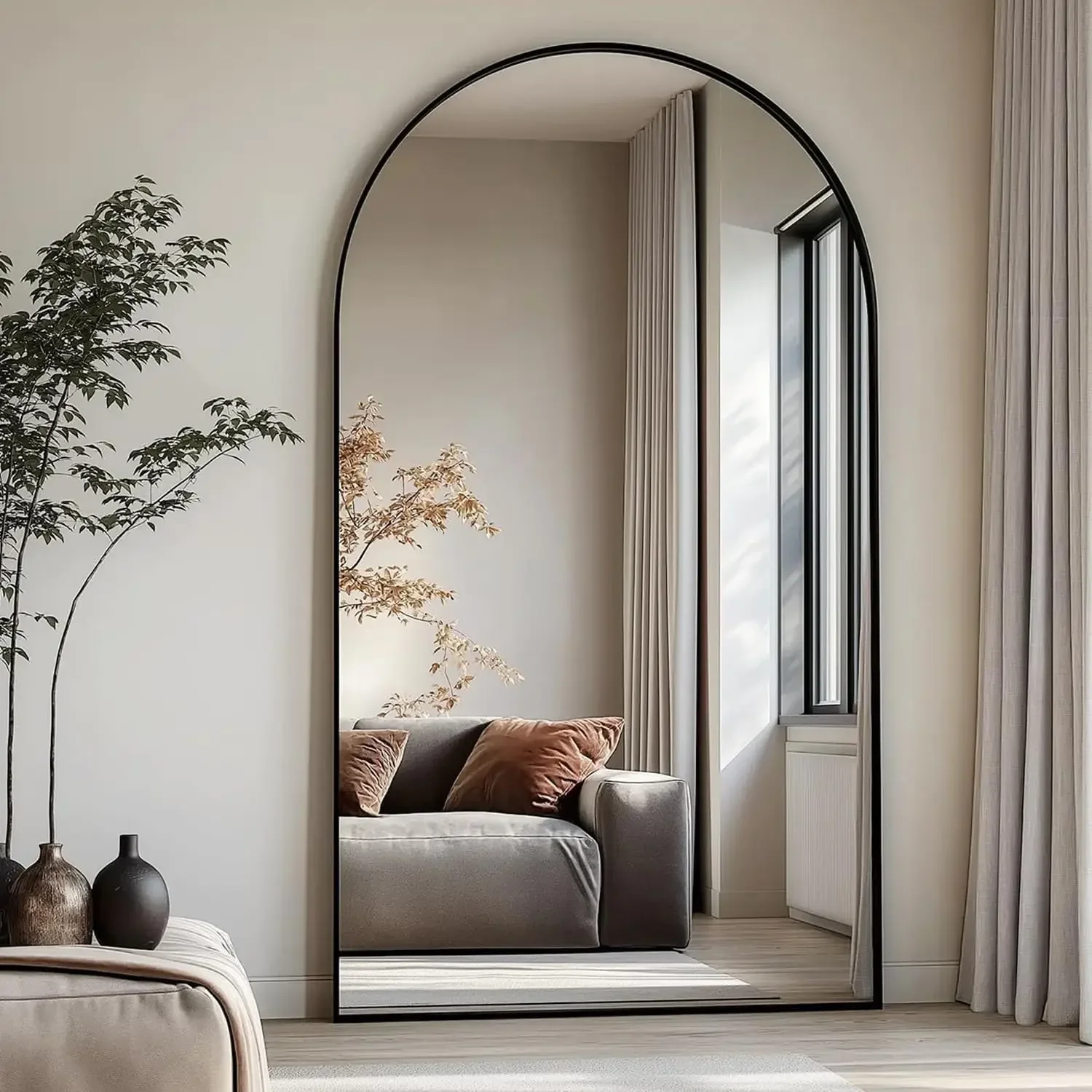 Arched Full Length Floor Mirro – обзор и цена Arch Mirror Leaning