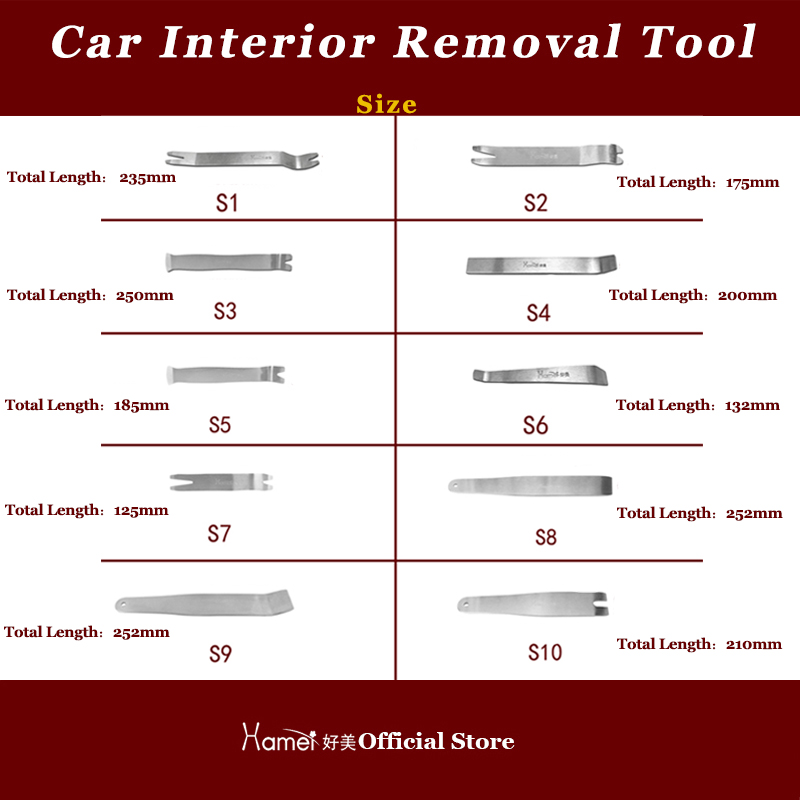 6-7 PCS Premium  Pry Bar Set A – обзор и цена Interior Design Tools