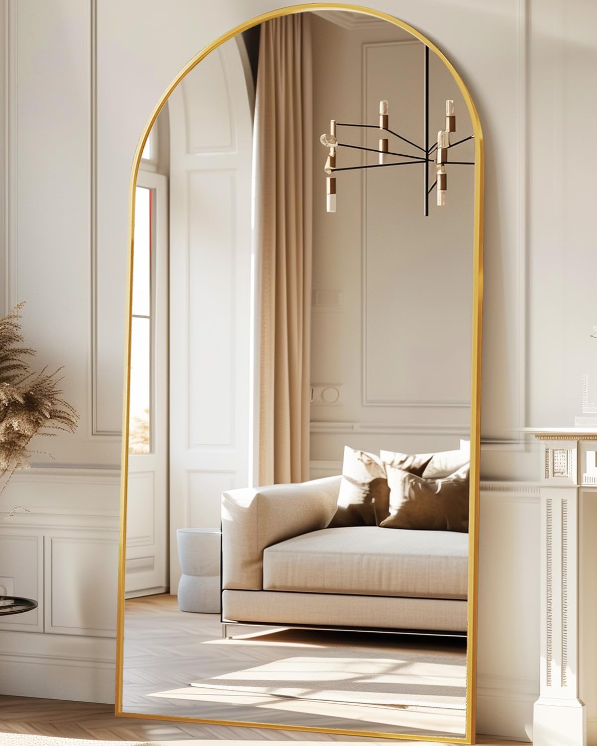 Oversized Full Length Mirror w – обзор и цена Arch Mirror Leaning