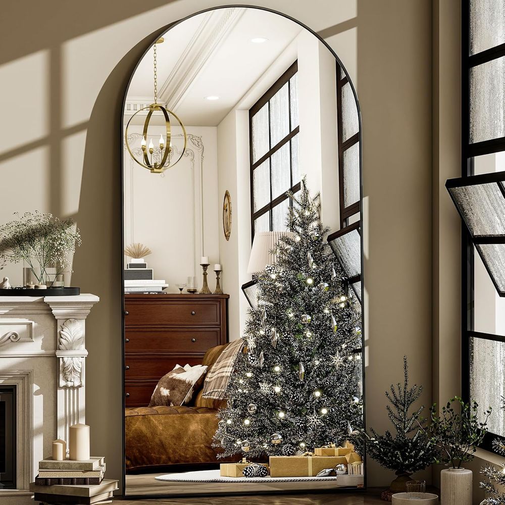 Large 76x46 Arch Floor Mirror  – обзор и цена Arch Mirror Leaning
