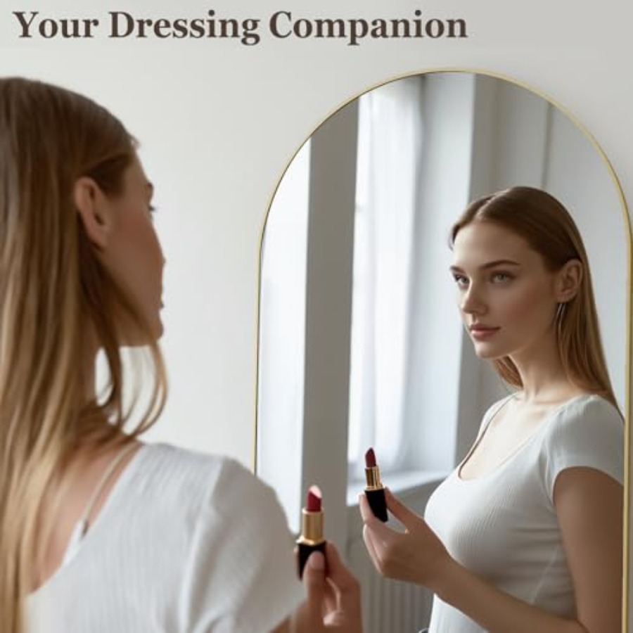 Full-length arched mirror for  – обзор и цена Arch Mirror Leaning