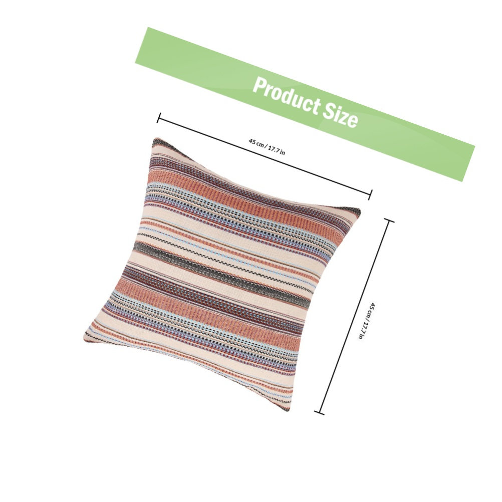 Premium Cotton Stripe Pillow C – обзор и цена Textured Throw Natural