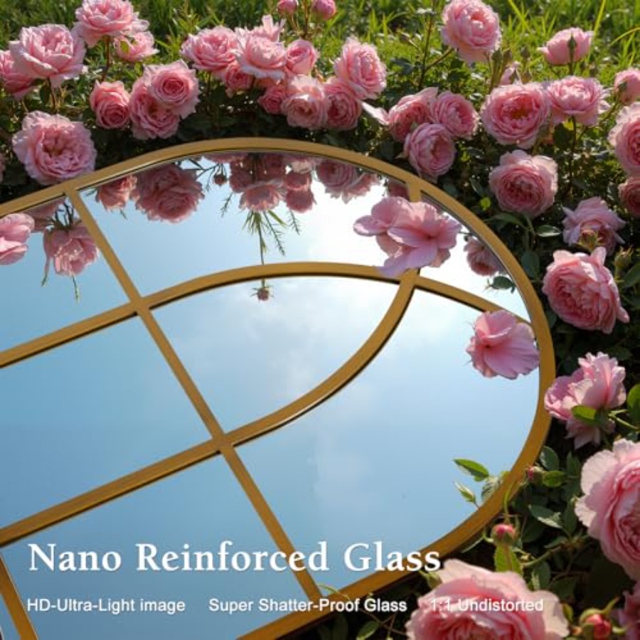 Arched Window Pane Wall Mirror – обзор и цена Arch Mirror Leaning