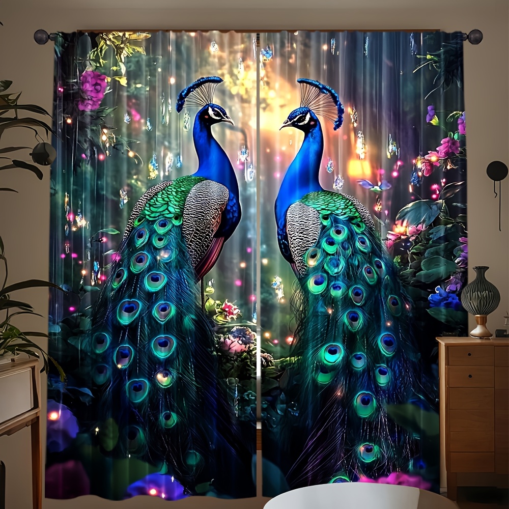 Blue Peacock and Flower Garden – обзор и цена Interior Design Of Cafe