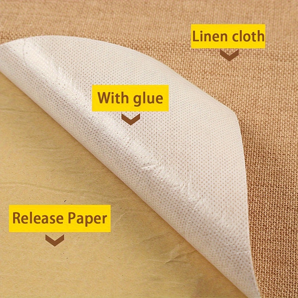 Self-Adhesive Duty Burlap Pape – обзор и цена Interior Design Paper