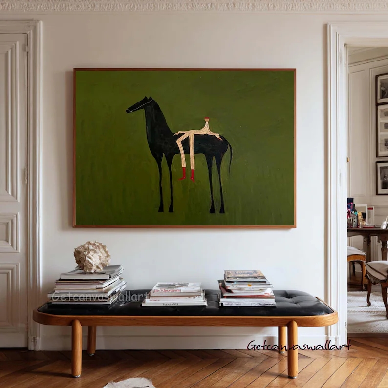Modern Abstract Western Horse  – обзор и цена Interior Design House