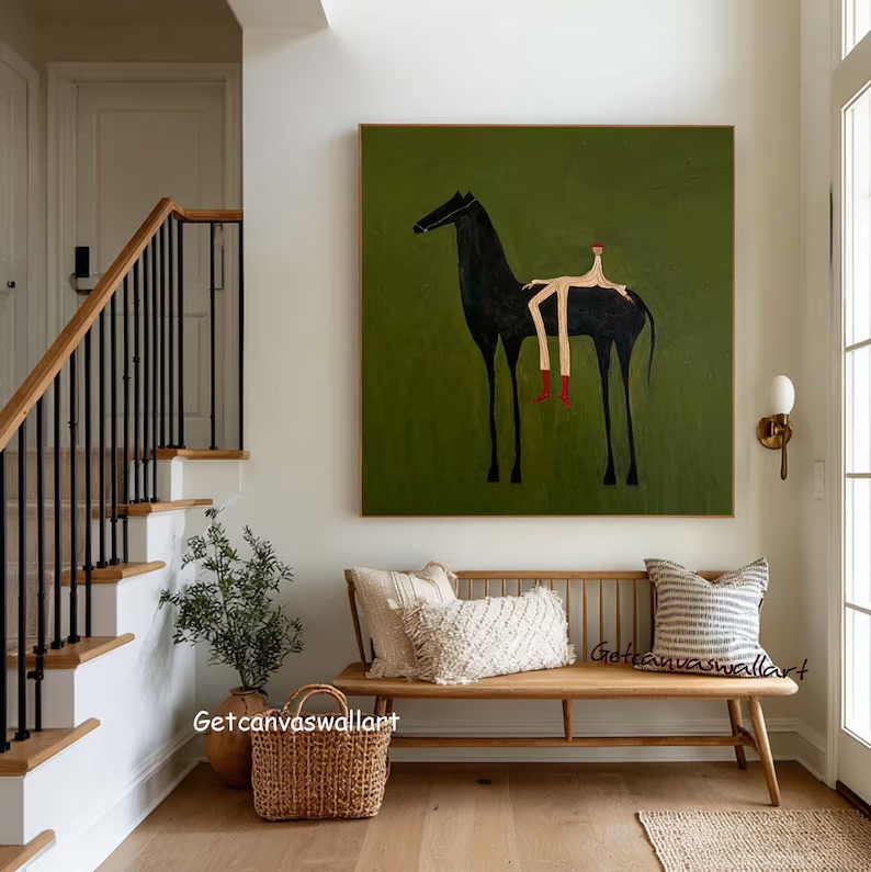 Modern Abstract Western Horse  – обзор и цена Interior Design House