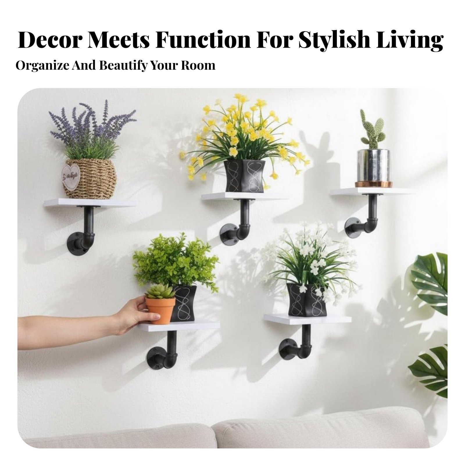 mechanical Pipe Shelf Vintage  – обзор и цена Interior Design Office Space