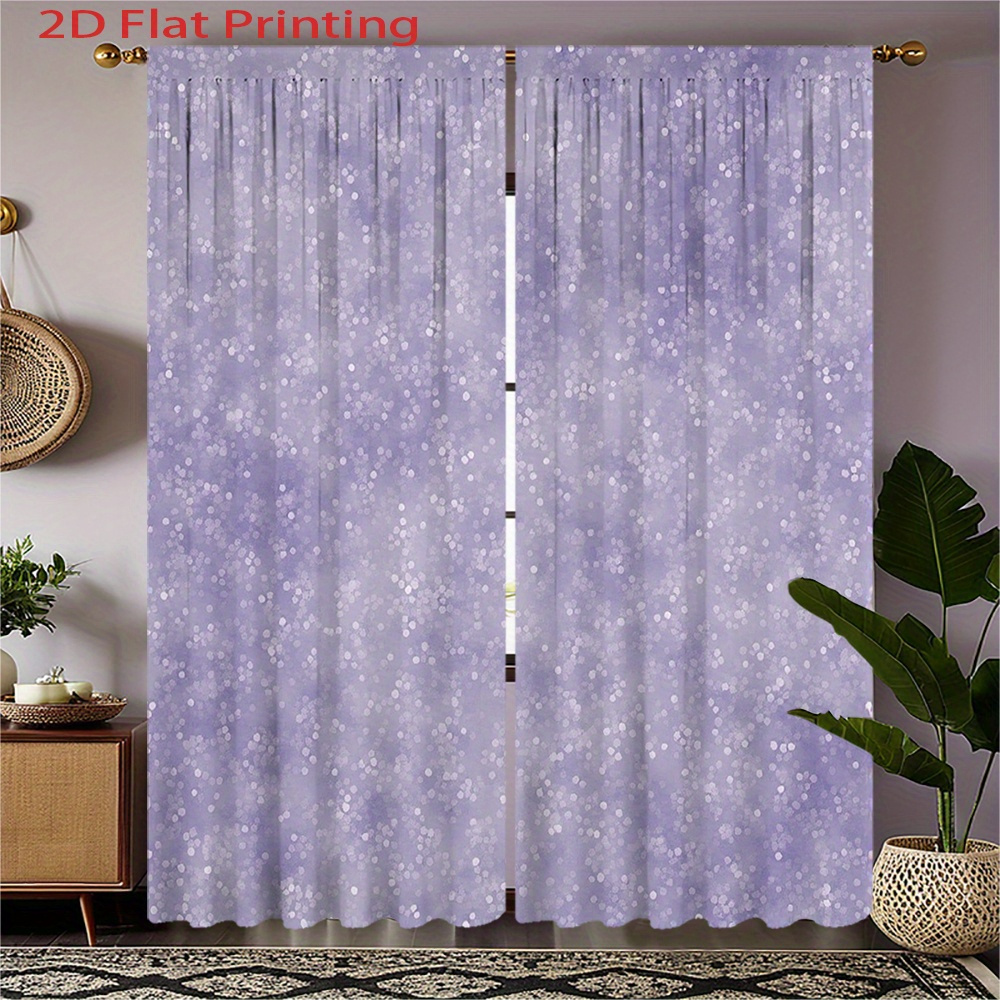 Purple Sparkle Curtains Window – обзор и цена Interior Design Of Cafe