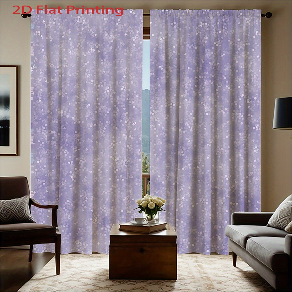 Purple Sparkle Curtains Window – обзор и цена Interior Design Of Cafe