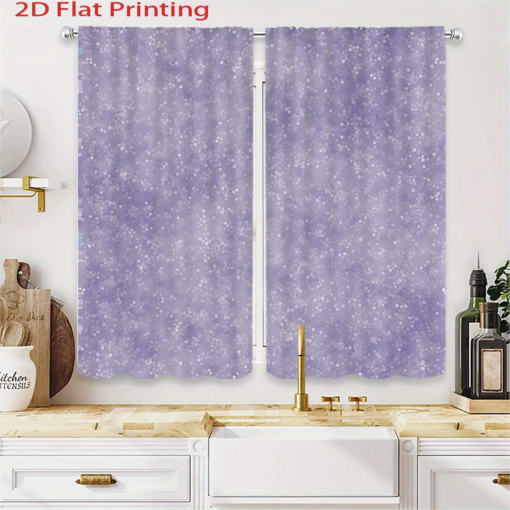 Purple Sparkle Curtains Window – обзор и цена Interior Design Of Cafe