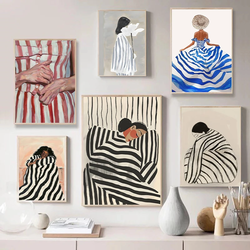 Fashion  Abstract Stripe Woman – обзор и цена Interior Design House