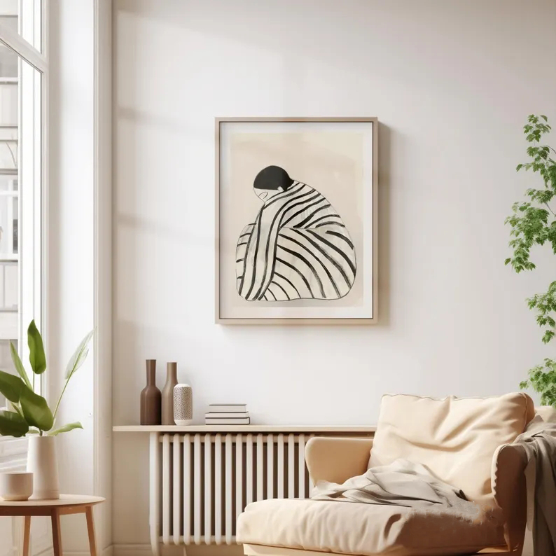 Fashion  Abstract Stripe Woman – обзор и цена Interior Design House